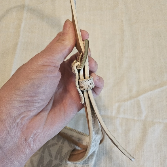 Michael Kors Cream Monogram Belt Bag - Picture 7 of 11